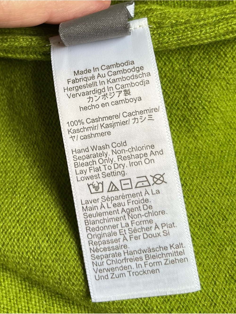 NWT J Crew Cashmere Sweater XL - Picture 4 of 5